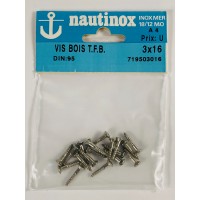 Vis à bois Inox 3X16