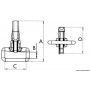 Mousqueton à gâchette pour sangle 25 mm